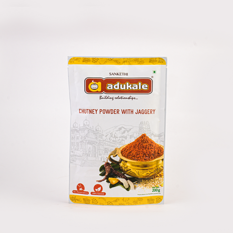Chutney Powder with Jaggery | Adukale 200g Pack
