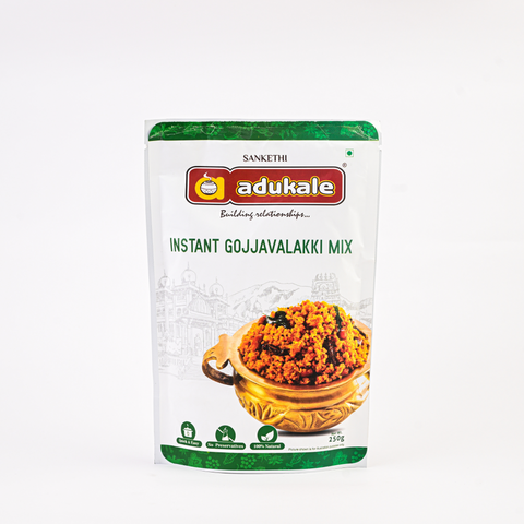 Instant Gojjavalakki /  Gojju avalakki Mix | Our Best Selling Breakfast and Evening Snack | Adukale - 250g Pack
