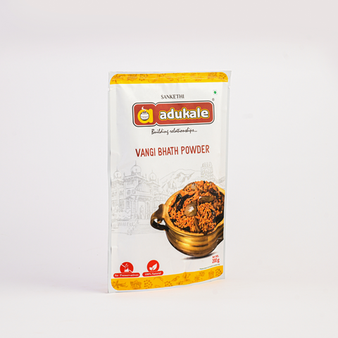 Vangi (Brinjal/Eggplant) Bhath Powder | Easy to Make | Adukale - 200g Pack