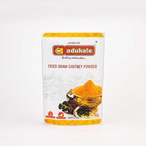 Fried Gram Chutney Powder | Chutney Powder for Dosa, Upma, and More | Adukale 200g Pack