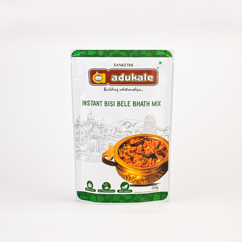 Instant Bisi Bele Bath Mix | The Best Karnataka Cuisine | Best Selling | Adukale - 250g Pack