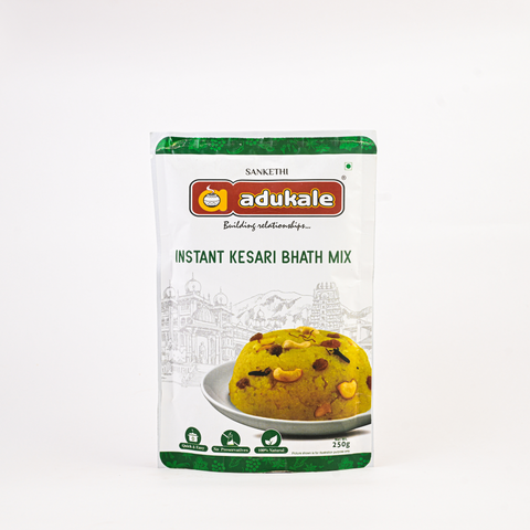 Instant Kesari Bath Mix | A Sweet Breakfast Dish | Adukale - 250g Pack