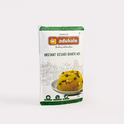 Instant Kesari Bath Mix | A Sweet Breakfast Dish | Adukale - 250g Pack