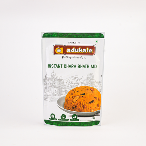 Instant Khara Bhath Mix | Most Popular Instant Breakfast | Adukale - 250 gms