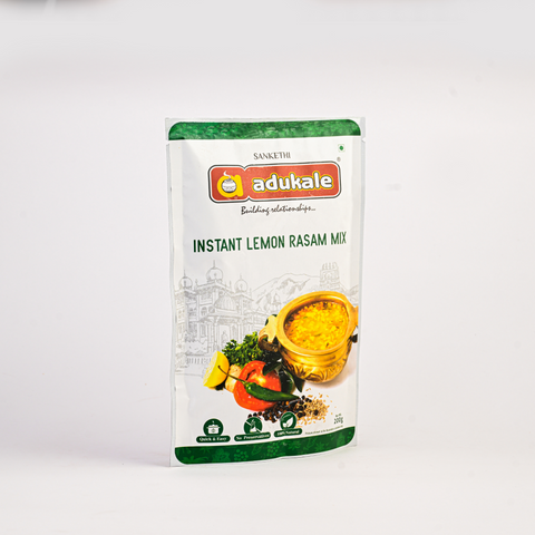 Instant Lemon Rasam | Readymade Rasam within Minutes | Adukale - 200g Pack