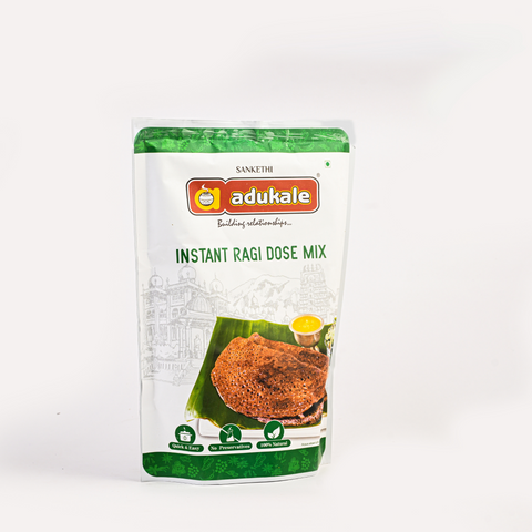 Instant Ragi Dosa Mix | Healthy Dosa | Adukale - 500g Pack