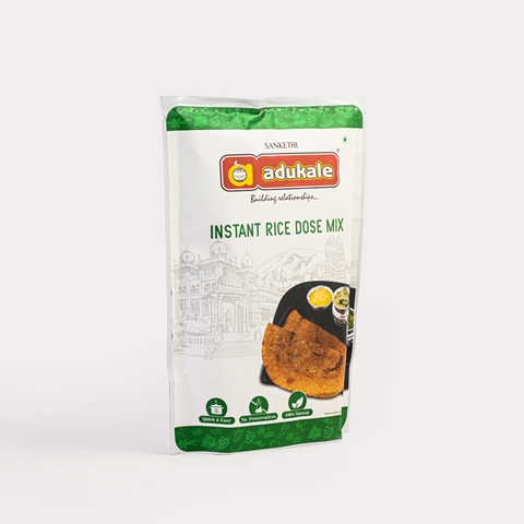 Instant Rice Dosa Mix (Menthya Dosa) Mix | A Classic Instant Dosa Mix | Adukale - 500g Pack