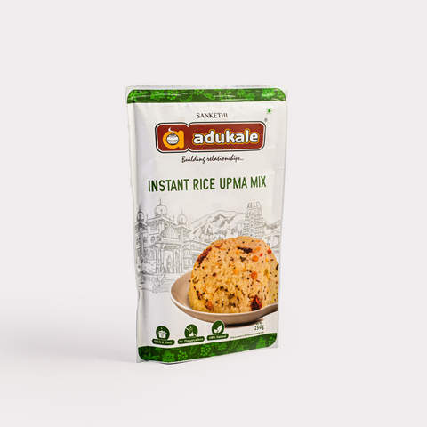Instant Akki Tari Upma (Rice Upma) Mix | A South Indian Breakfast | Adukale - 250g Pack
