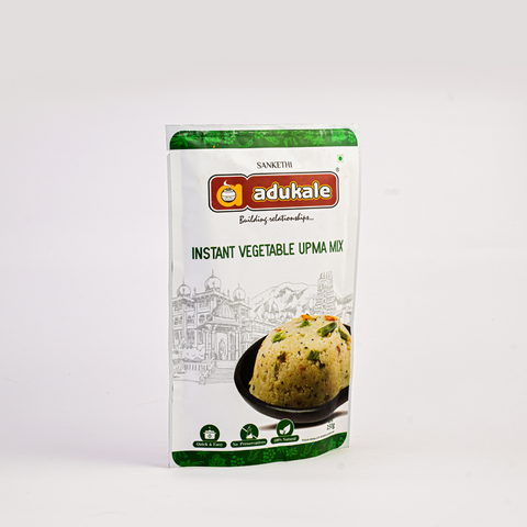 Instant Vegetable Upma Mix | The Original Breakfast | Adukale - 250g Pack