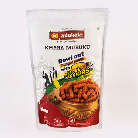 Khara Muruku Party Pack | Crunchy Indian Snack | Adukale - 500g Pack