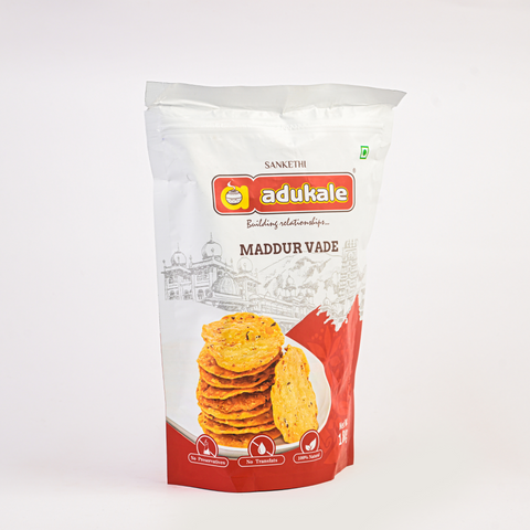 Maddur Vade | Indian Snack | Adukale - 180g Pack