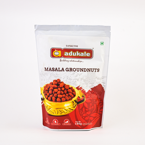 Masala Groundnuts | Best Tea Time Snack | Adukale - 180g Pack
