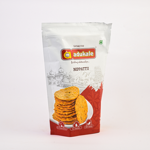 Nippattu | Crunchy & Healthy Snack | Adukale - 180g Pack