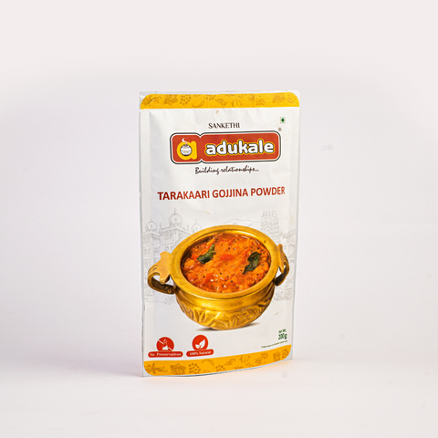 Tarkari Gojjina Pudi  | Premium Spice Mix | Adukale - 200g Pack