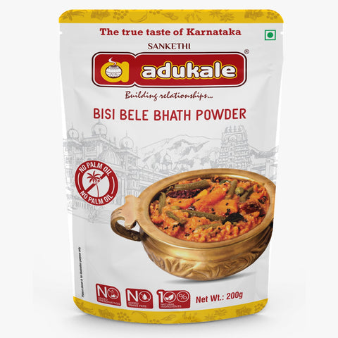 Bisi Bele Bath Powder | Best Karnataka Cuisine | Adukale - 200g Pack
